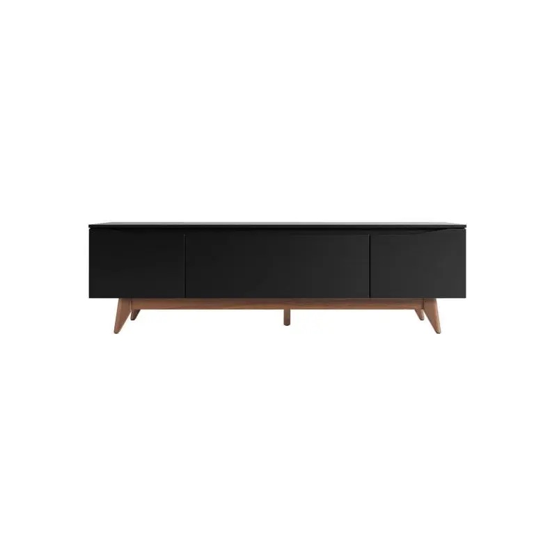 Provincia Flynt TV Stand 1.8m (Black Matte / Natural)