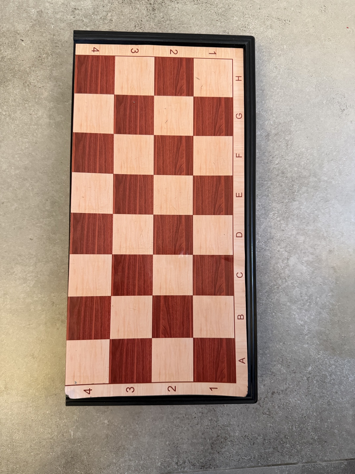 Magnetic Chess Set, Wooden Board