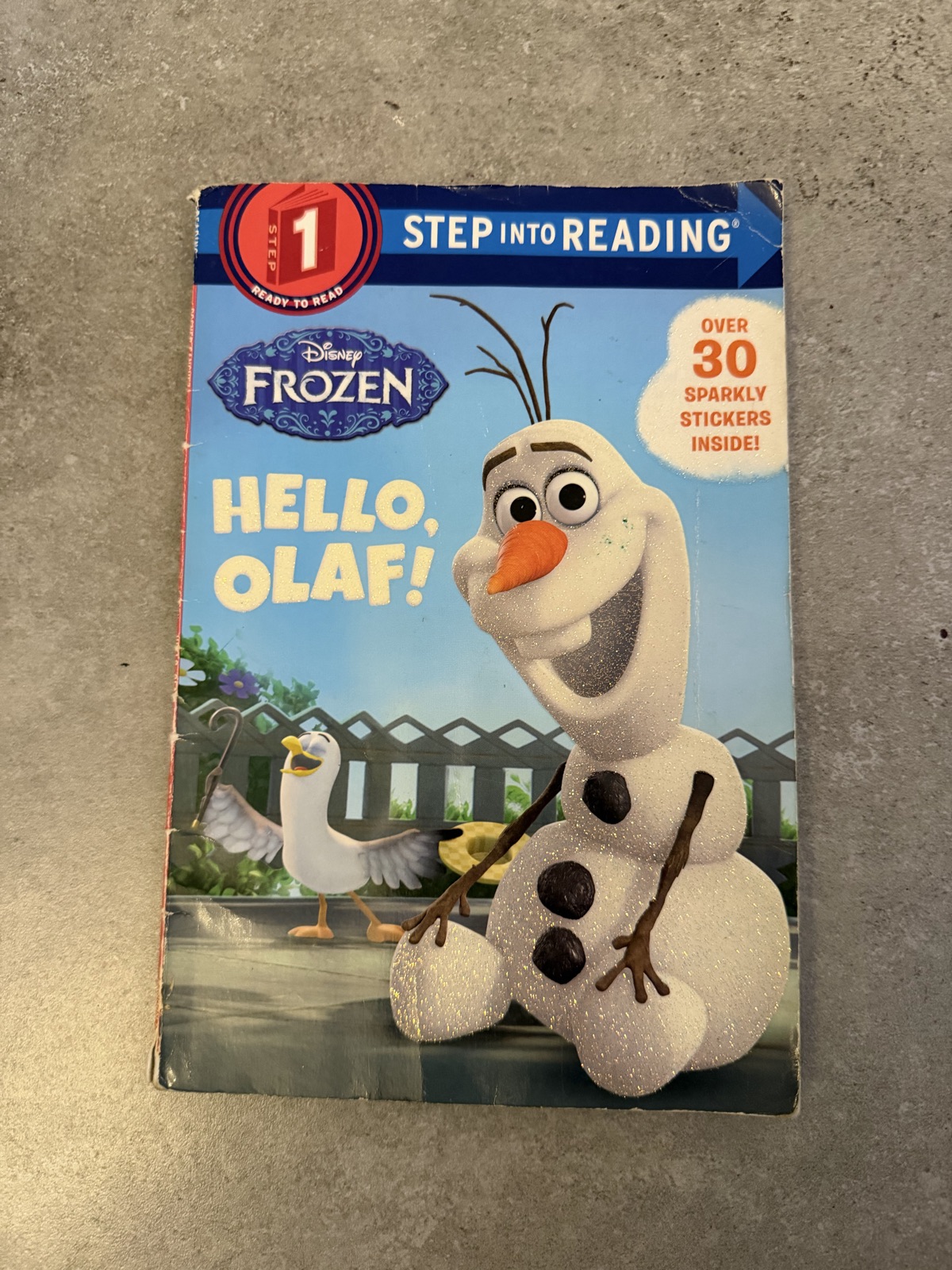 Disney Frozen Hello Olaf Children's Book with Stickers