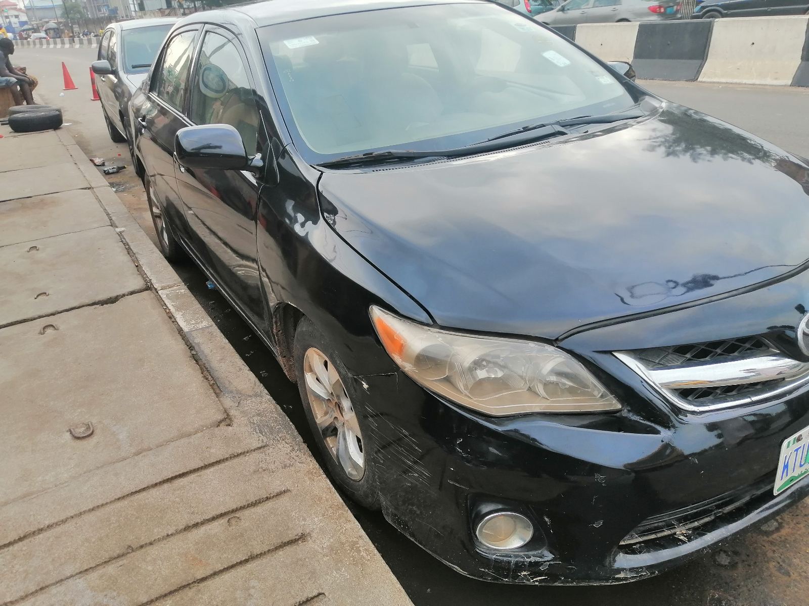 2010 Toyota Corolla LE Black Sedan