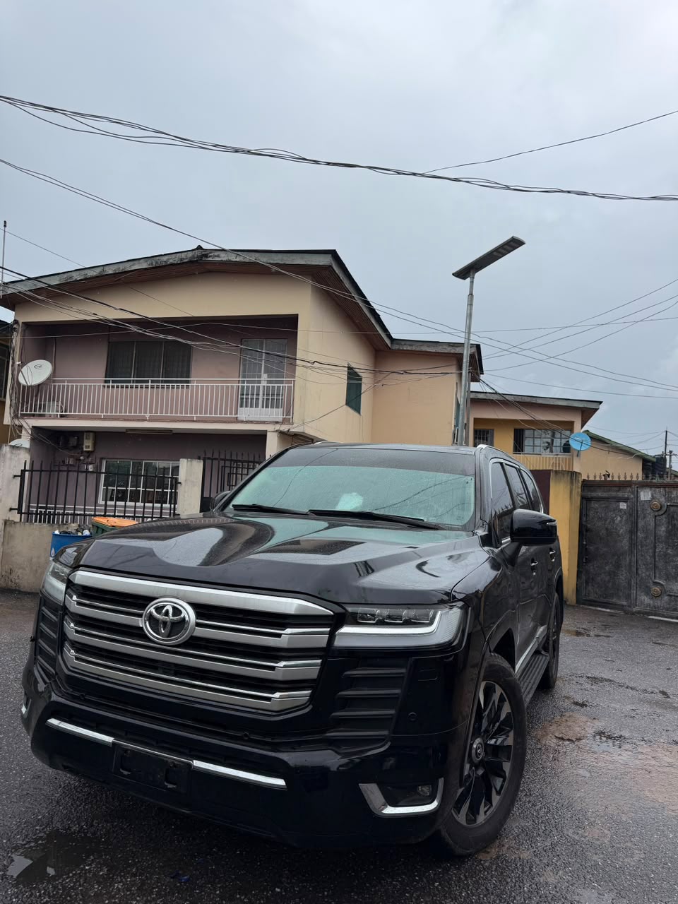 Toyota Land Cruiser 2015 upgraded to 2022 Black SUV for Sale