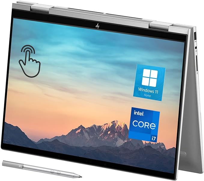 HP Pavilion X360 Laptop, 14″, Core I7-1255U, 16GB RAM, 512GB SSD