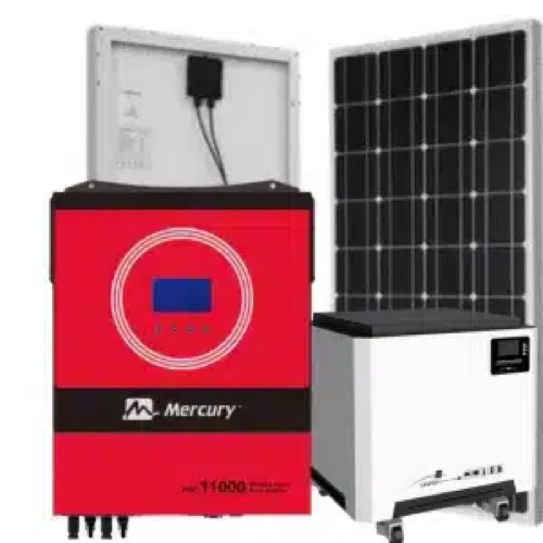 Mercury 33kVA Solar Hybrid Inverter System with 60kWh Lithium Battery and 19.8kW Solar Panels