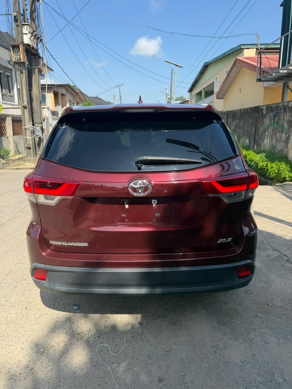 Toyota Highlander Red XLE SUV