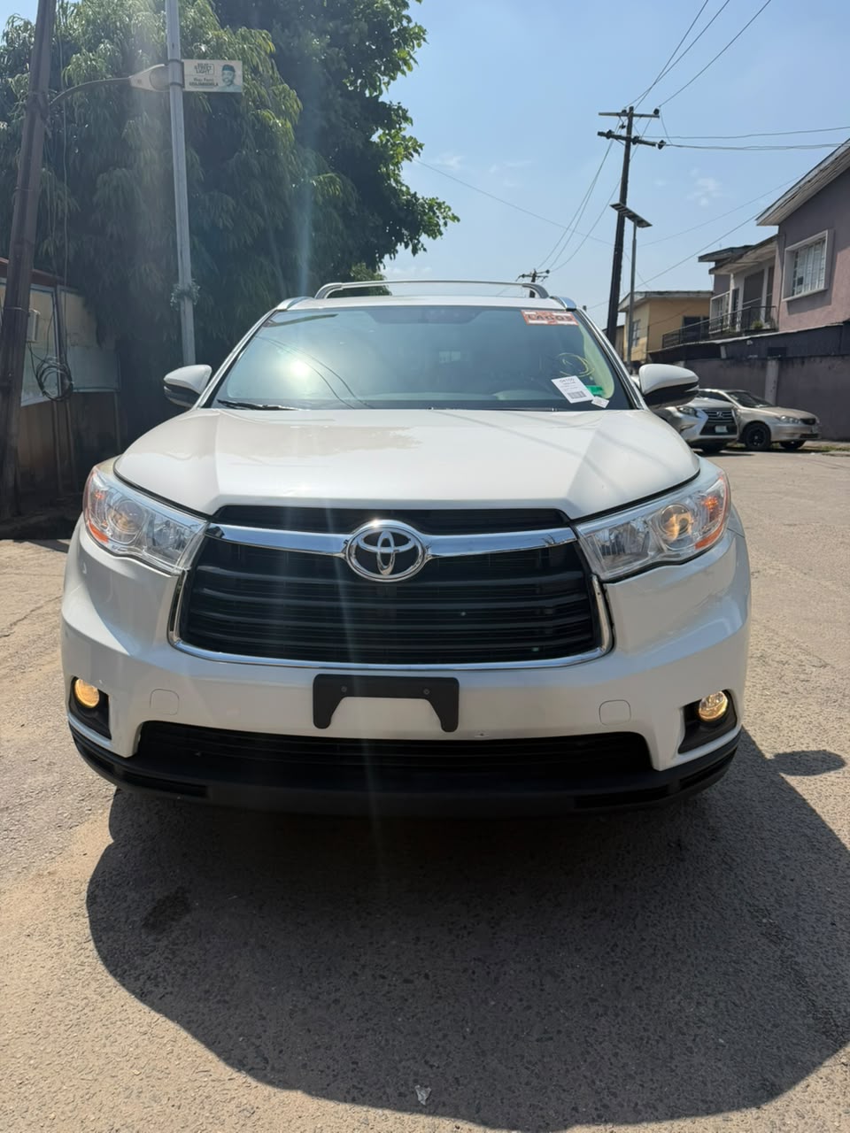 Toyota Highlander SUV, White