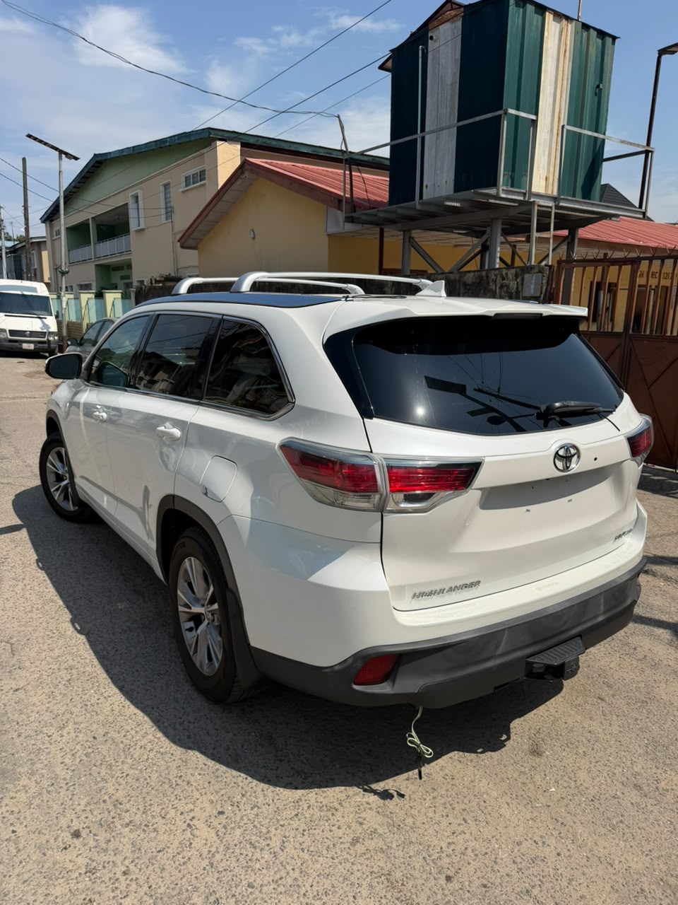 Toyota Highlander SUV, White