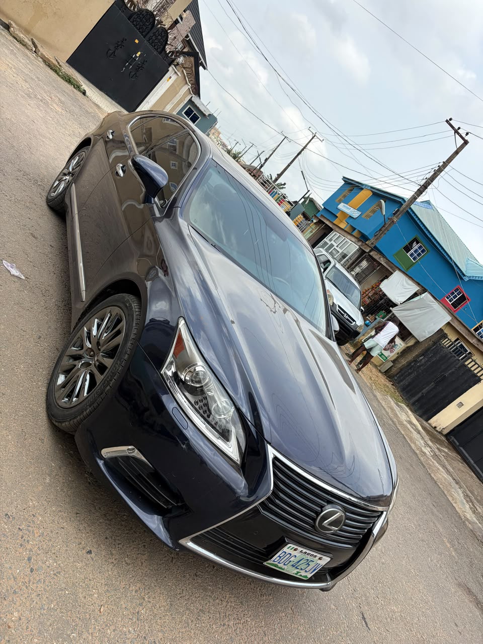 Lexus LS 460 Dark Blue Sedan