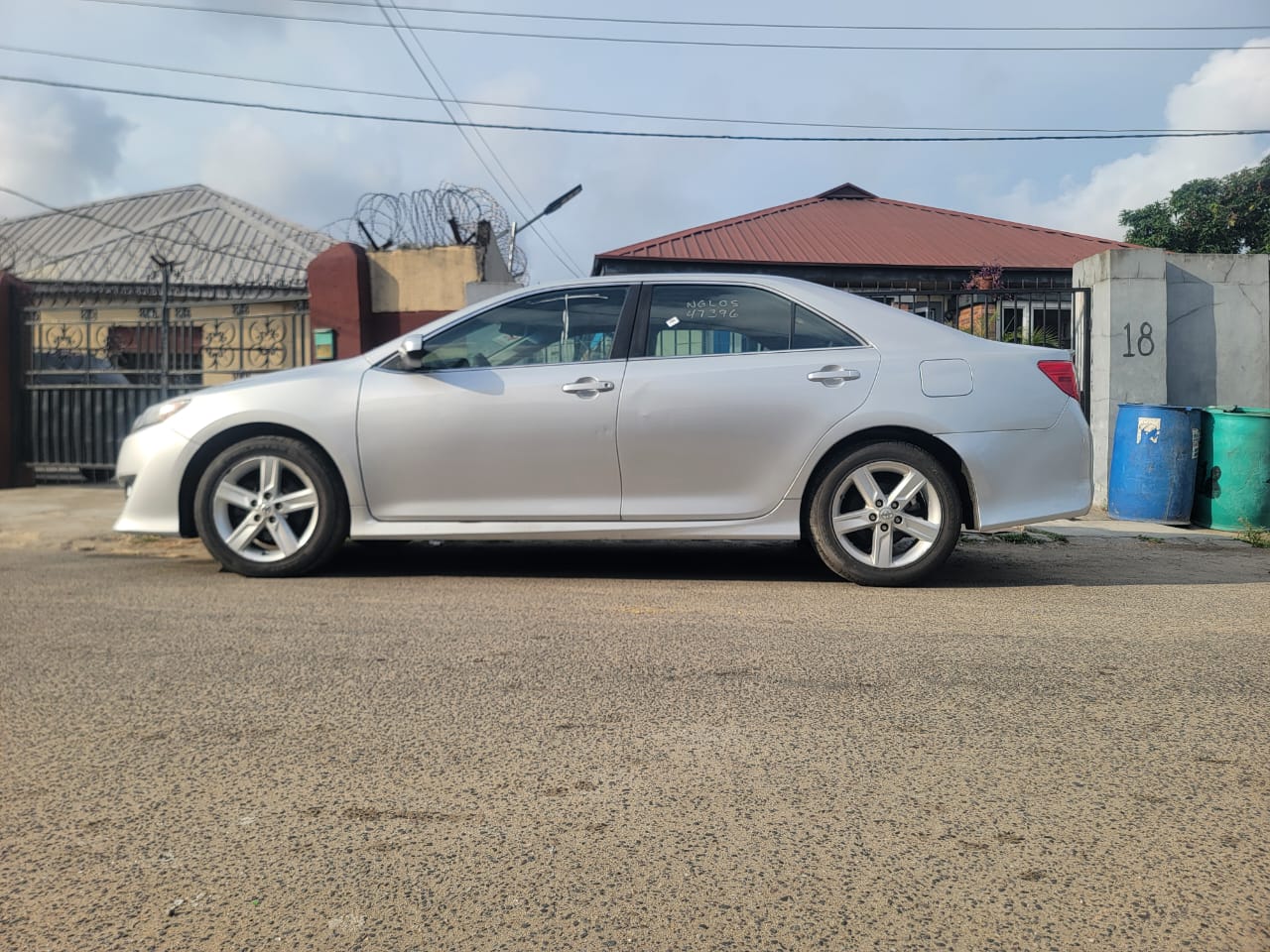 Toyota Camry Silver Sedan with Clean Interior
