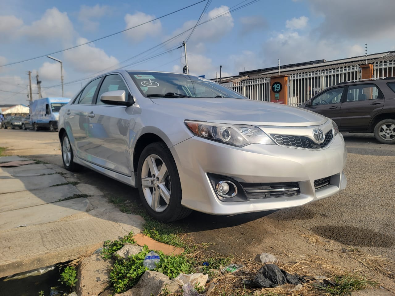 Toyota Camry Silver Sedan with Clean Interior