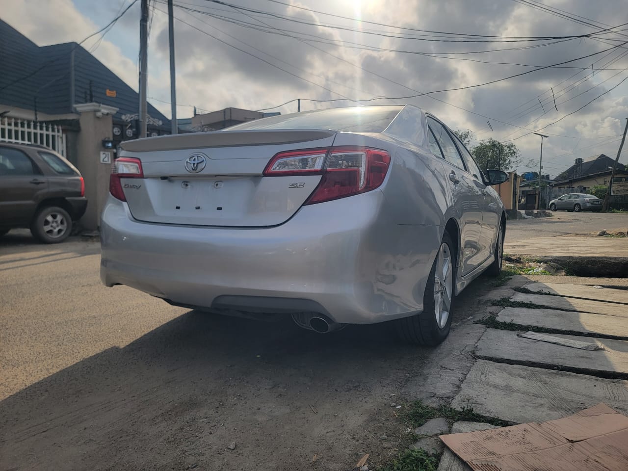 Toyota Camry Silver Sedan with Clean Interior