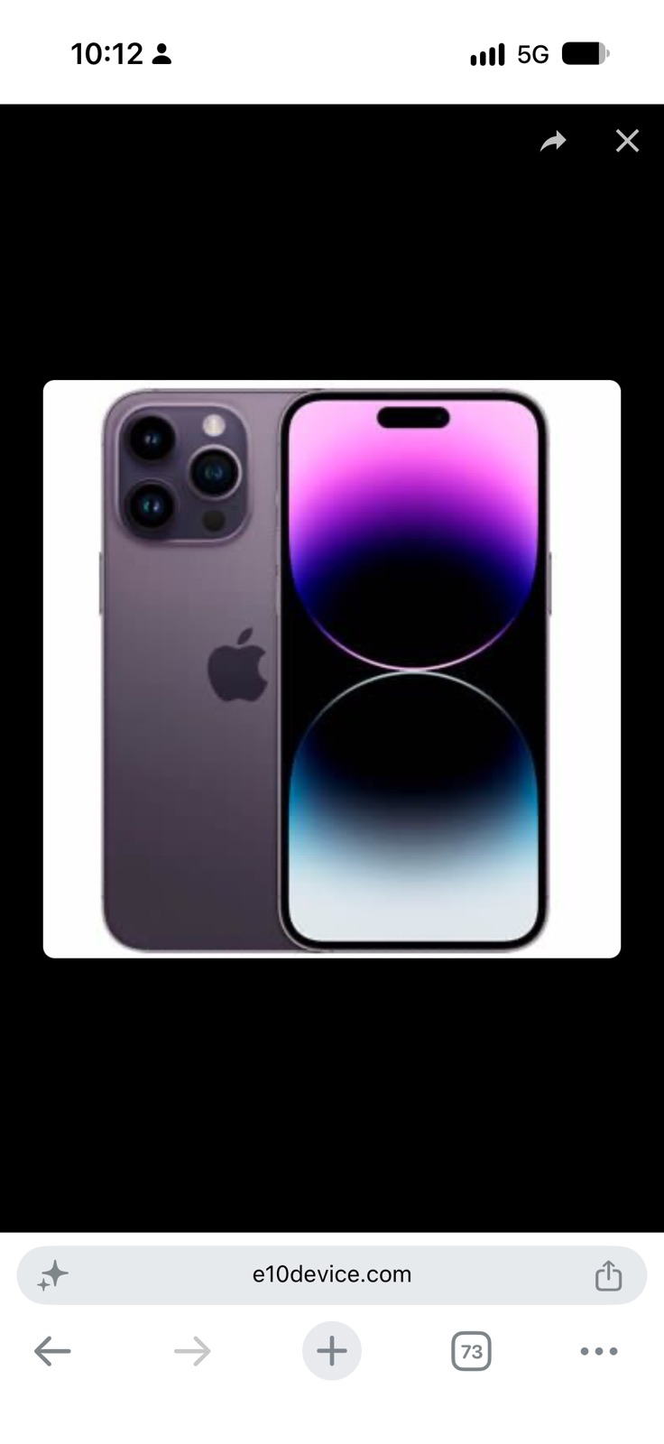 Apple iPhone 14 Pro, Purple, 256GB