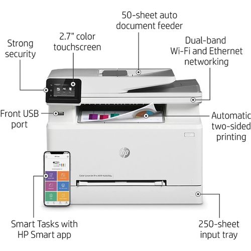 HP Color LaserJet Pro MFP M283fdw Printer, Colour Laser