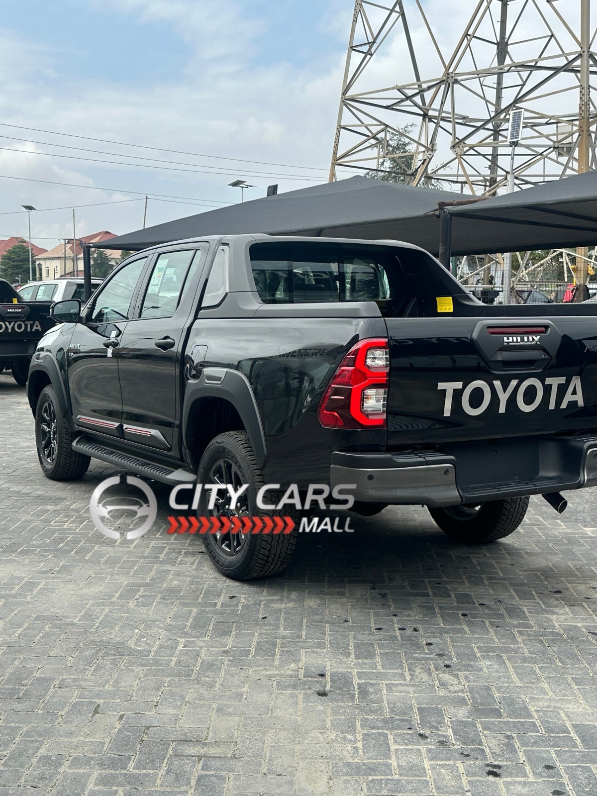 Toyota Hilux Double Cabin Black Pickup Truck