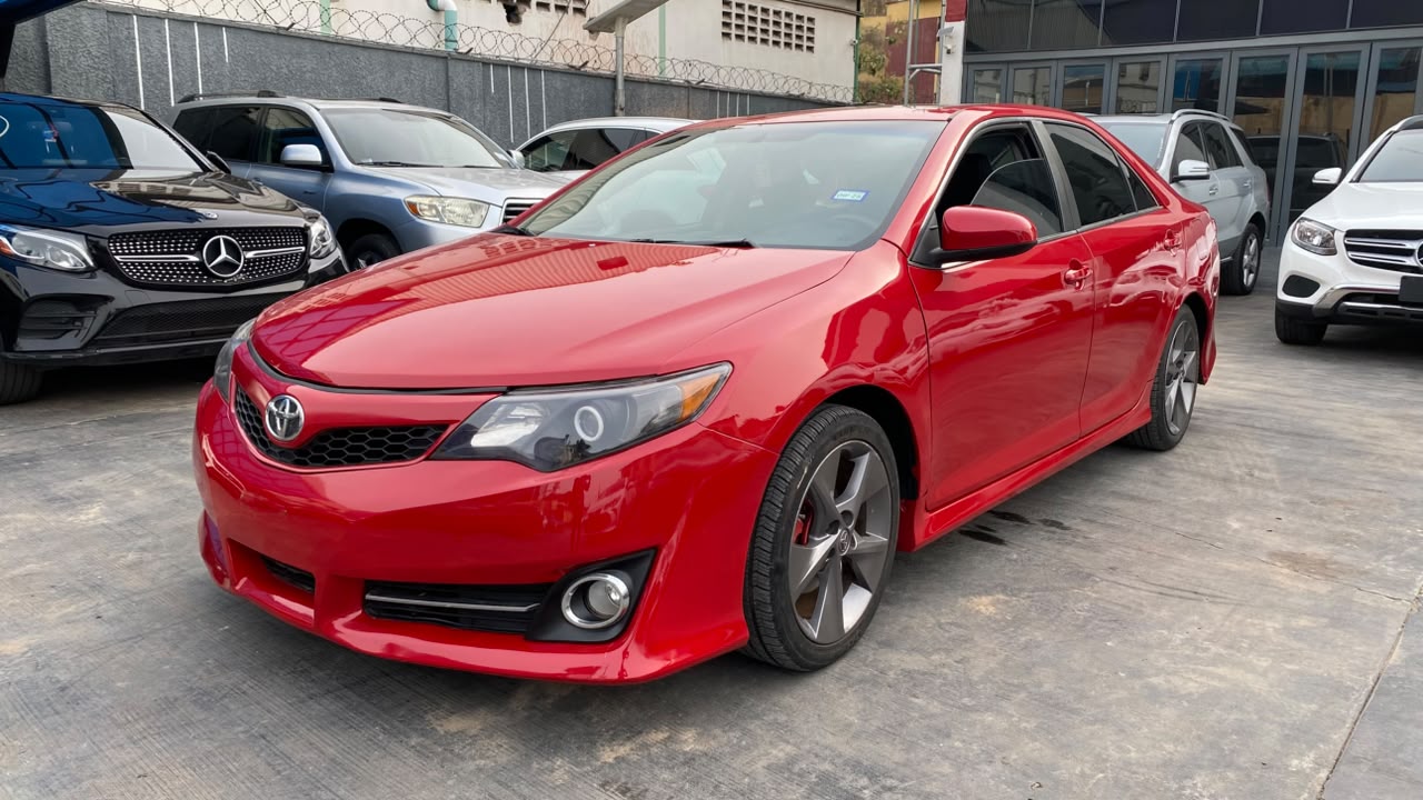 2014 Toyota Camry Red Sedan with Sporty Body Kit — photo 3