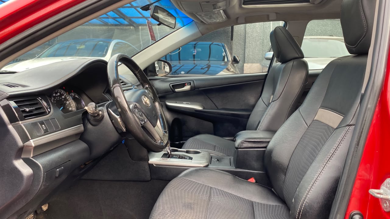 2014 Toyota Camry Red Sedan with Sporty Body Kit — photo 4
