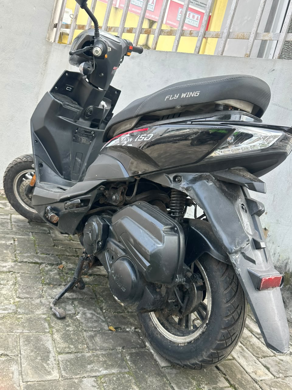 Keeway Fly Wing 150 Scooter, Black