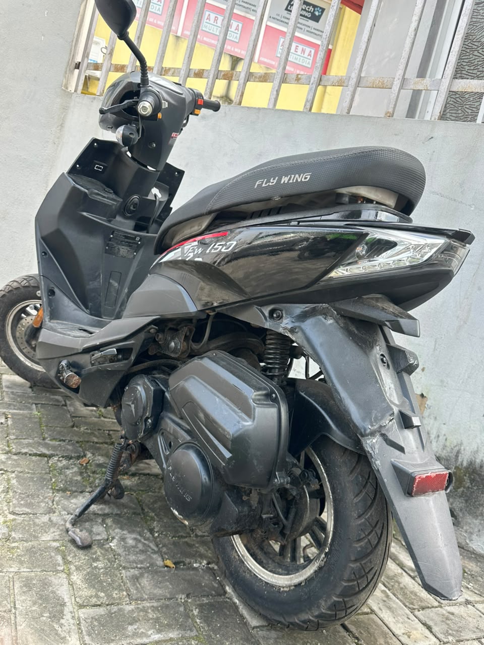 Keeway Fly Wing 150 Scooter, Black