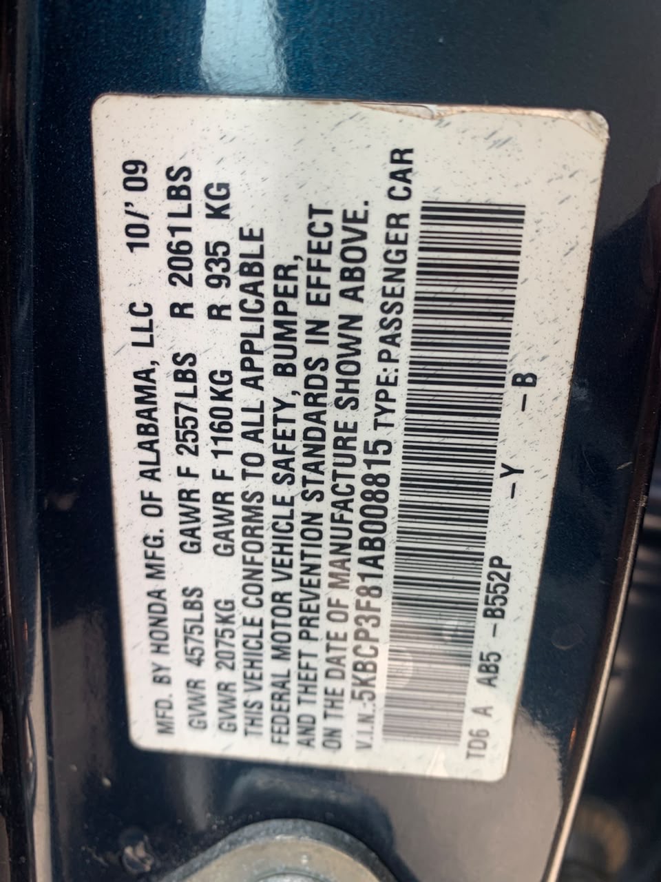 Honda accord