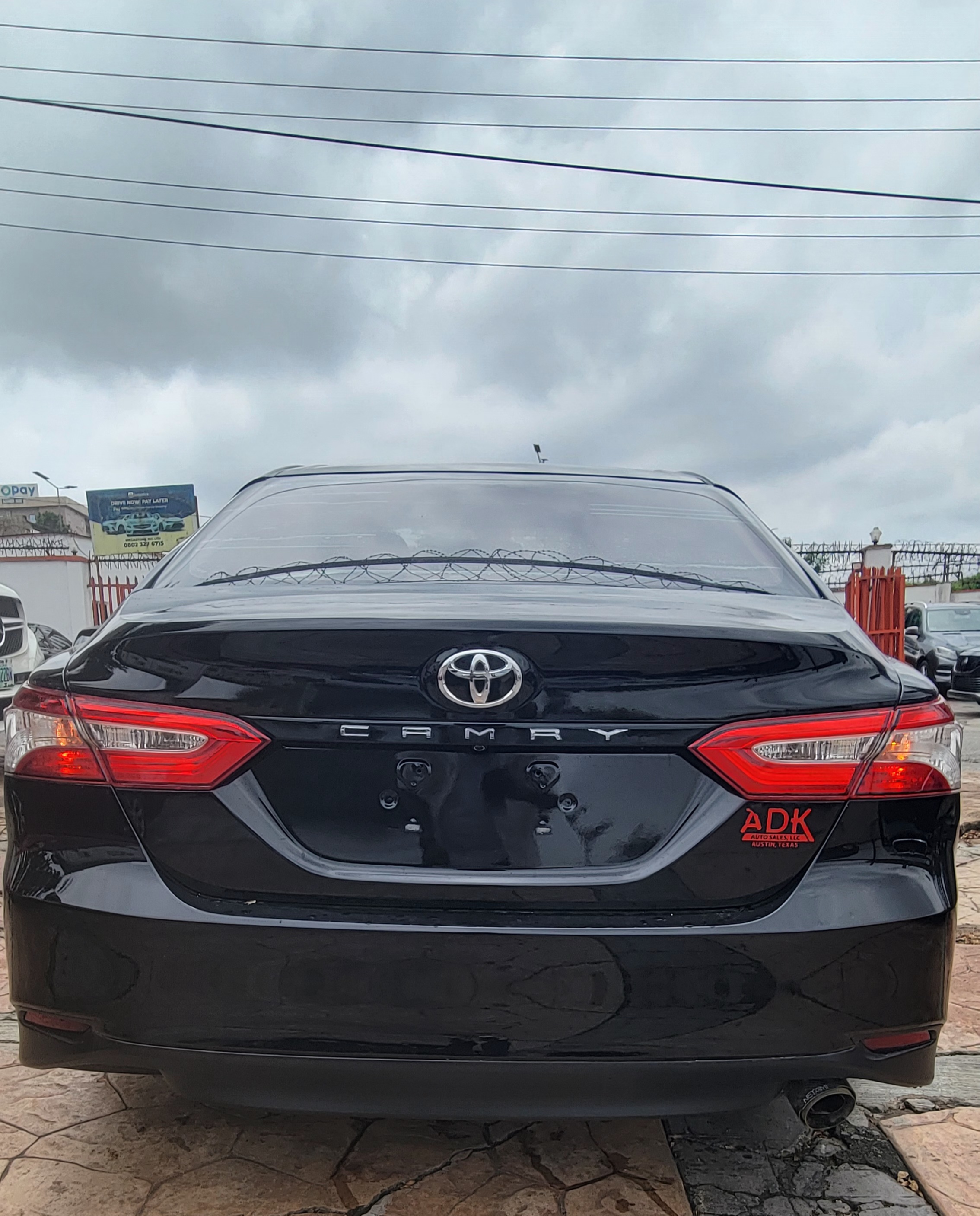 Toyota Camry Black Sedan with Neat Interior