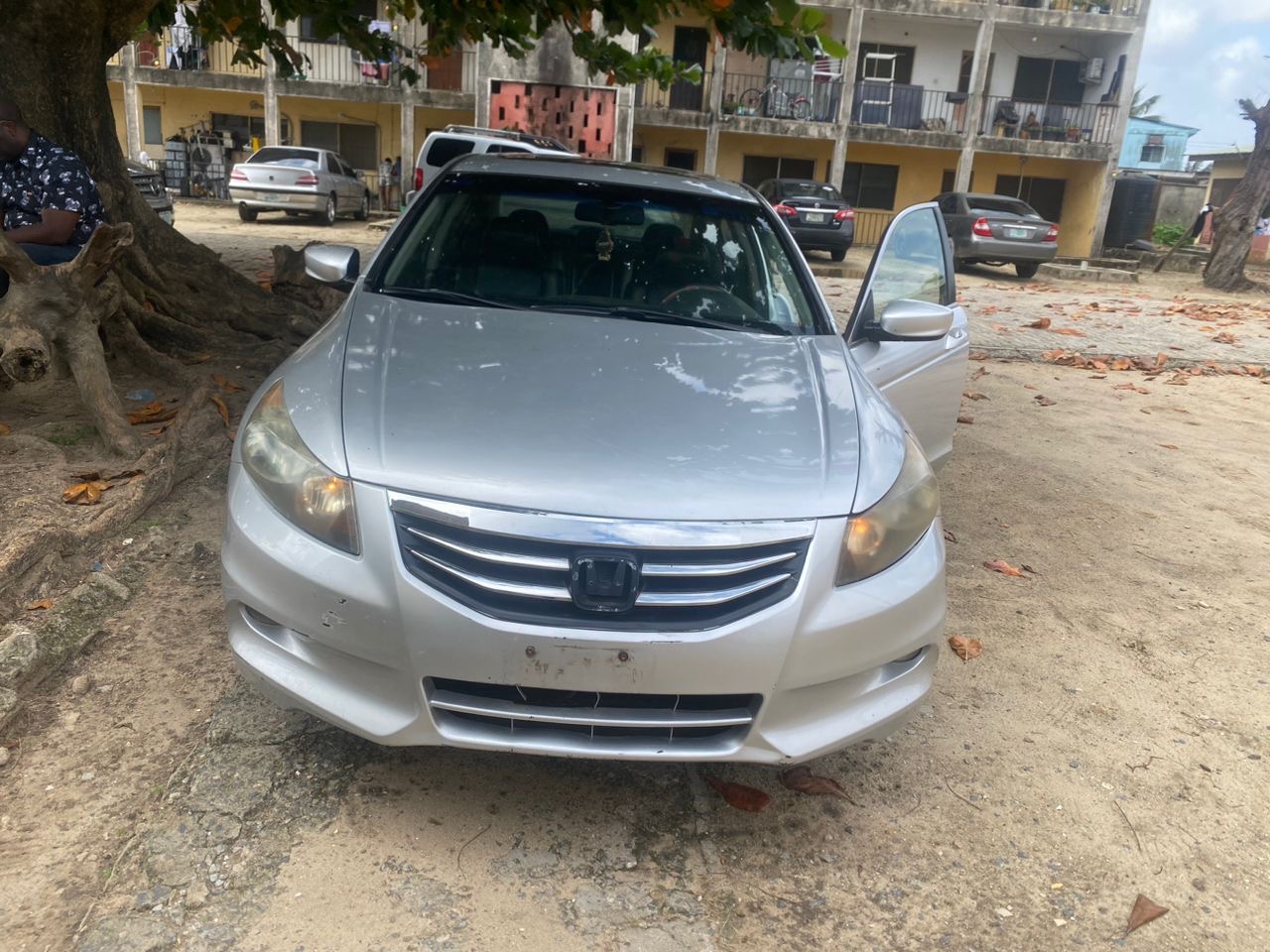 Honda Accord Silver Sedan with Leather Interior