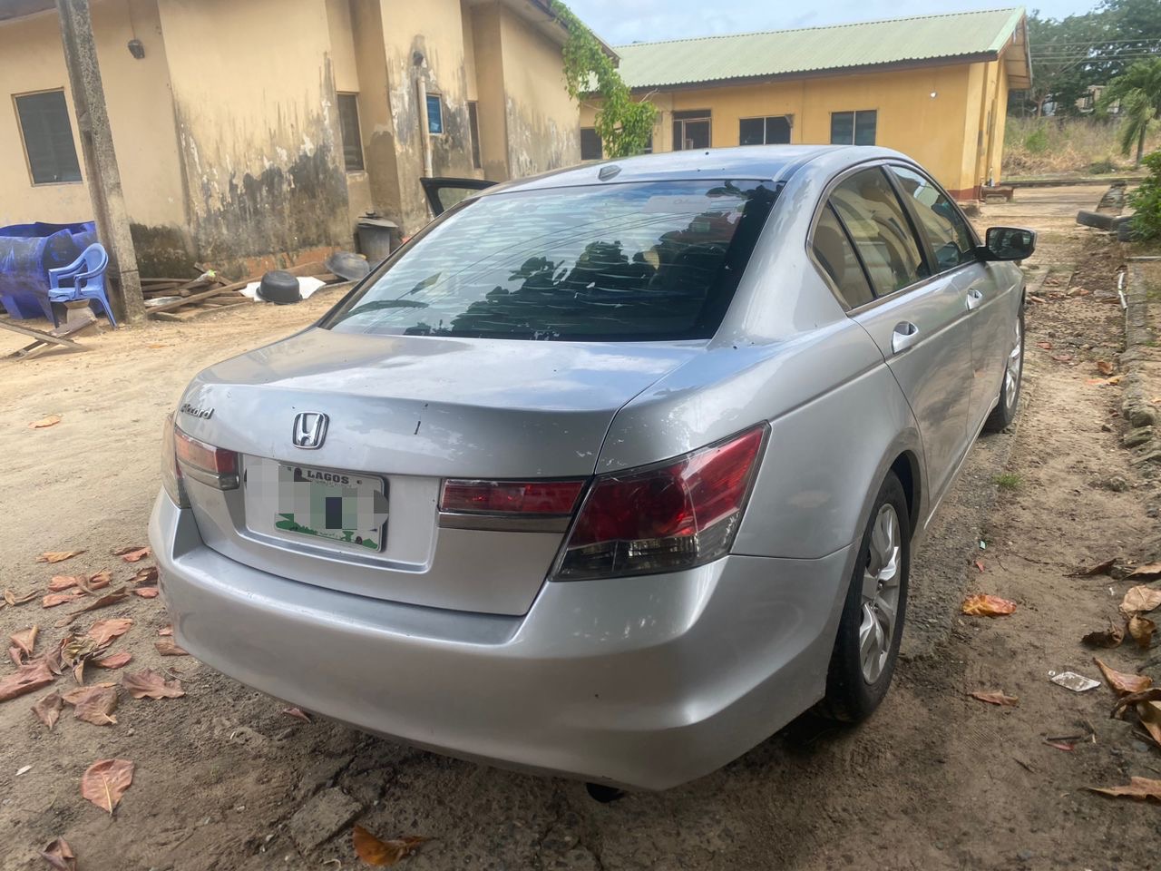 Honda Accord Silver Sedan with Leather Interior