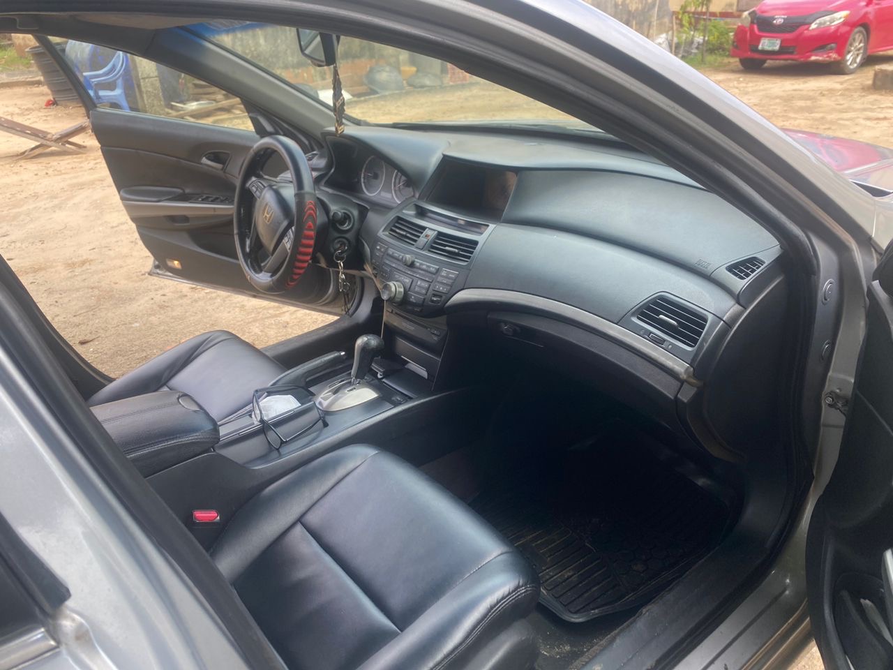 Honda Accord Silver Sedan with Leather Interior