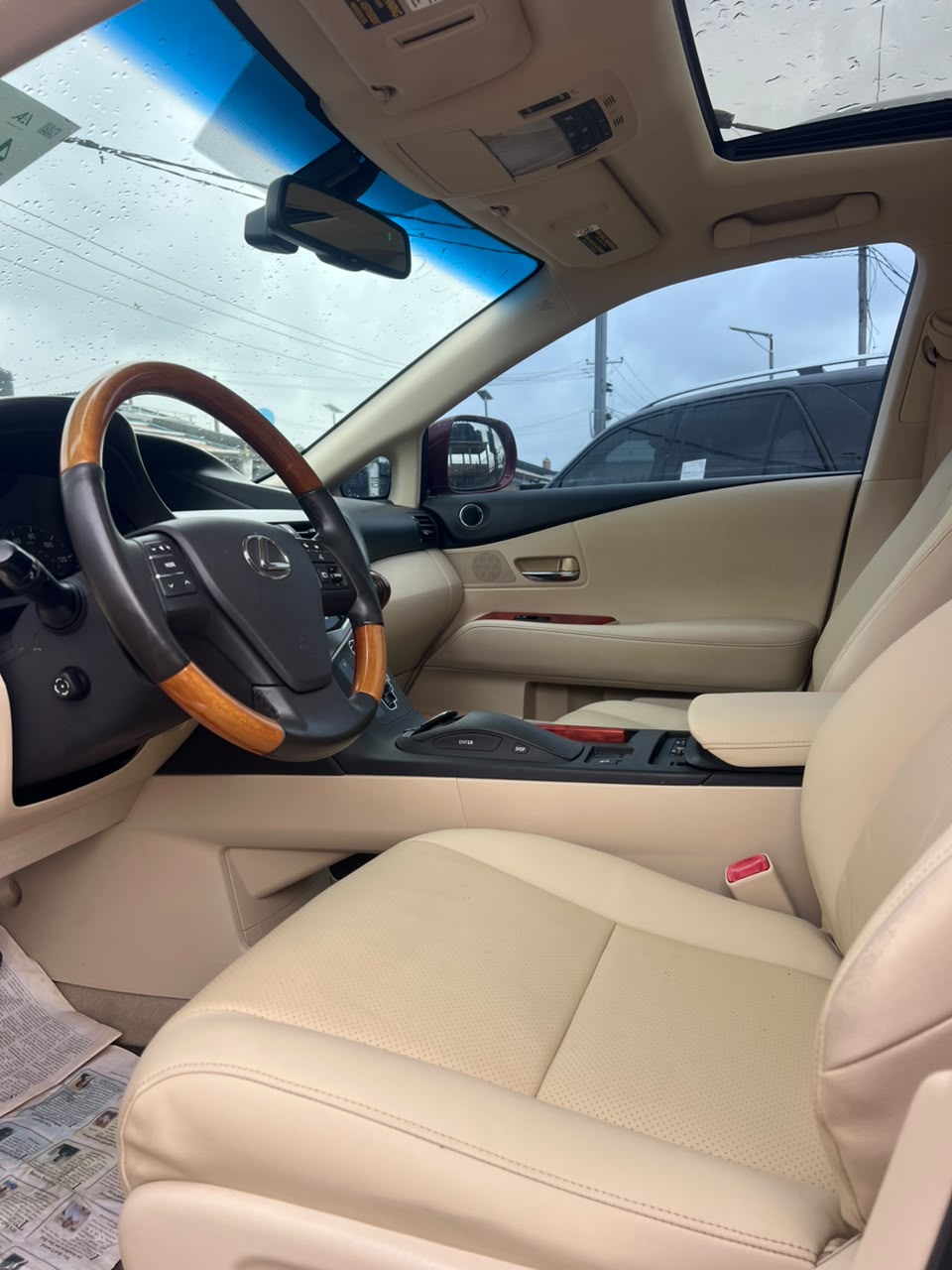 Lexus RX 350 Red SUV with Alloy Wheels