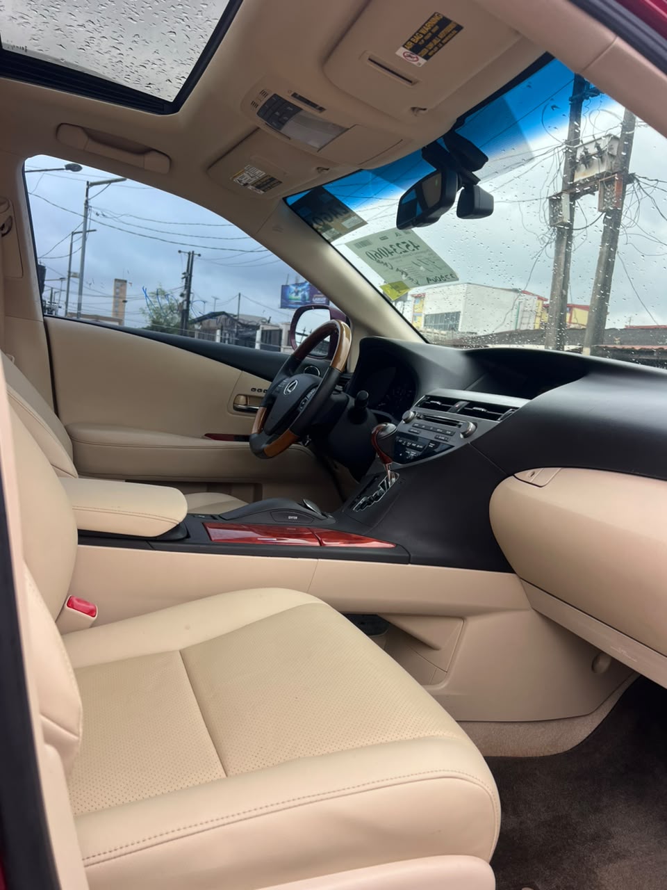 Lexus RX 350 Red SUV with Alloy Wheels