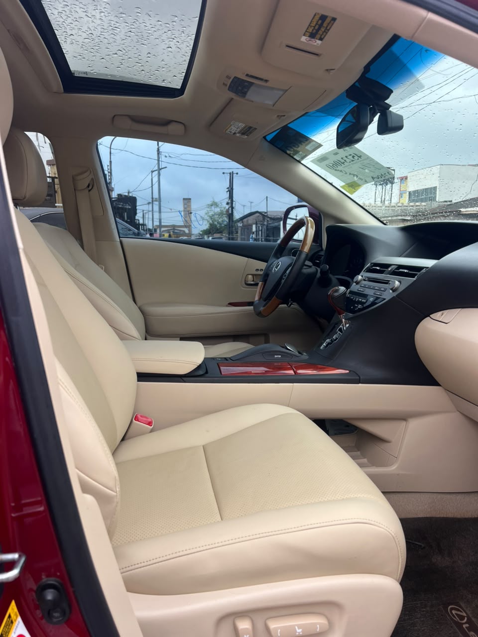 Lexus RX 350 Red SUV with Alloy Wheels