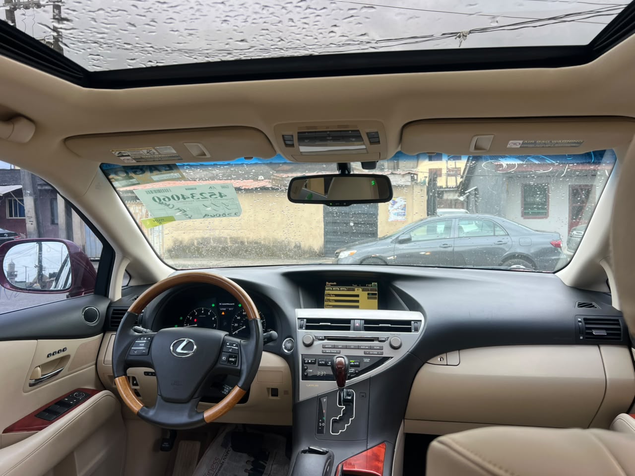 Lexus RX 350 Red SUV with Alloy Wheels