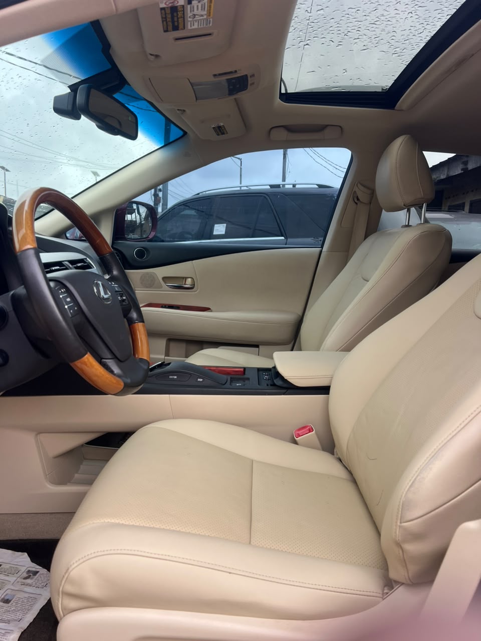 Lexus RX 350 Red SUV with Alloy Wheels