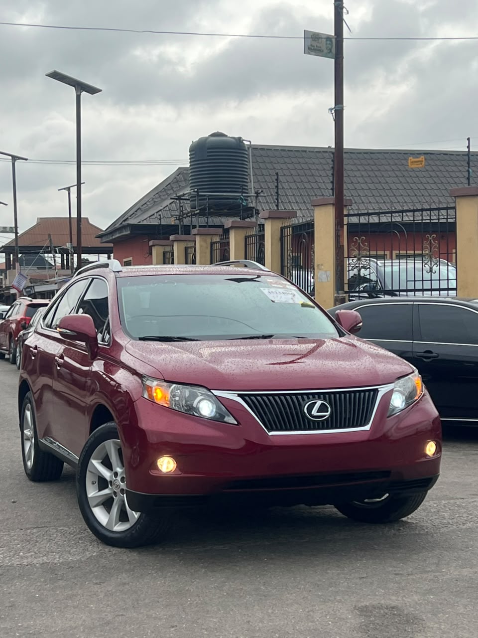 Lexus RX 350 Red SUV with Alloy Wheels