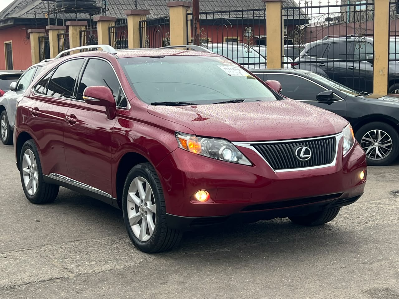 Lexus RX 350 Red SUV with Alloy Wheels