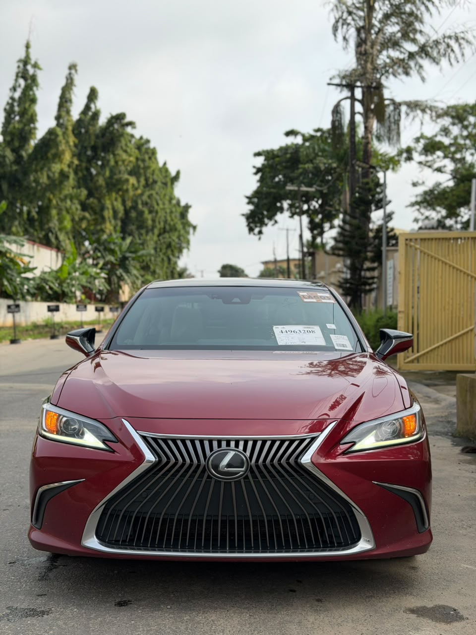 Lexus ES 350 Red Sedan with Sunroof