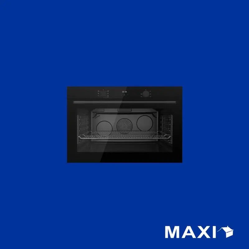 Maxi Electric Built-in Oven 90CM (QX97BLD) Black Glass