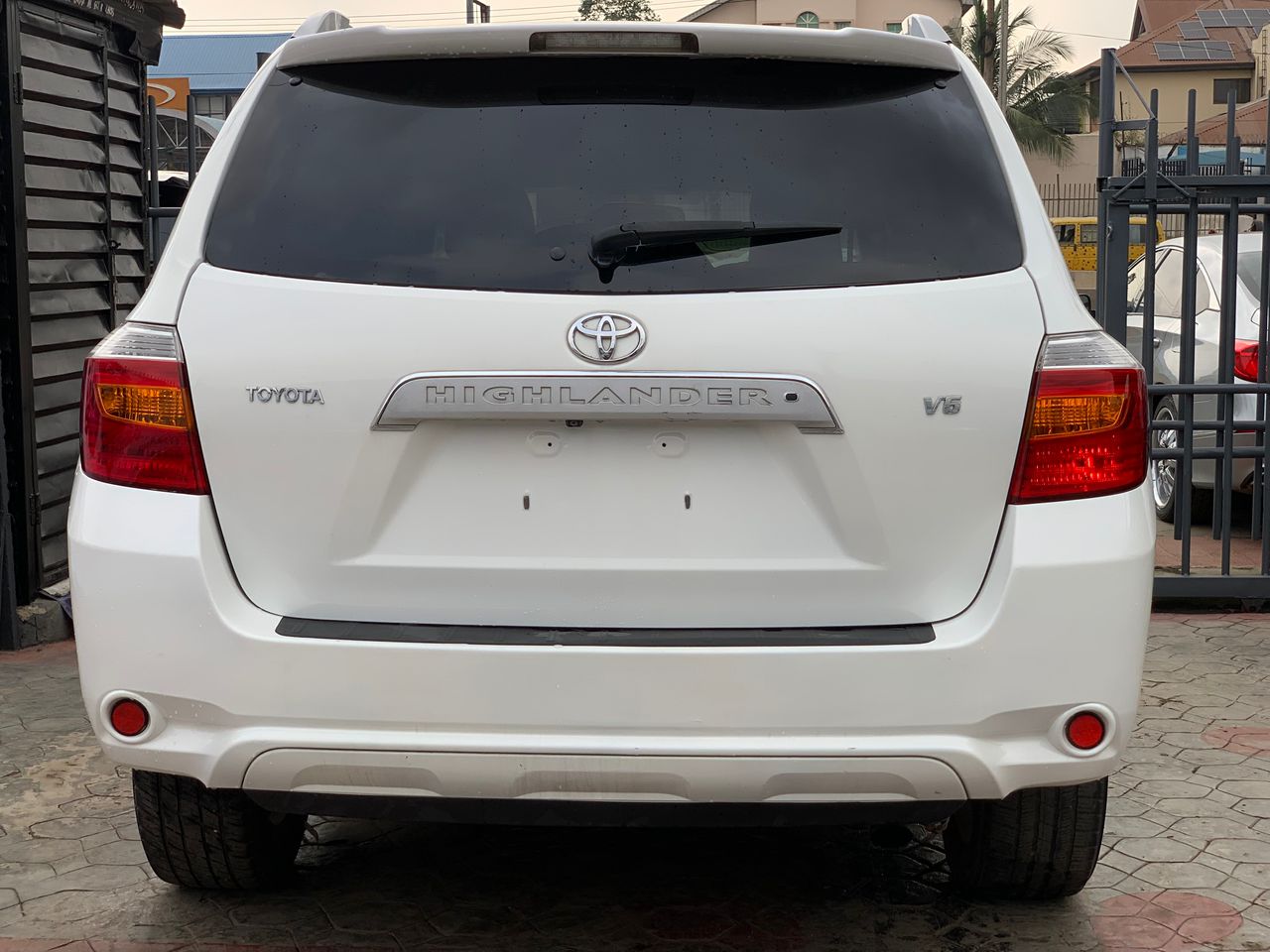2008 Toyota Highlander V6 White SUV