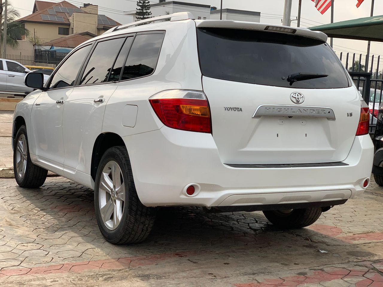 2008 Toyota Highlander V6 White SUV