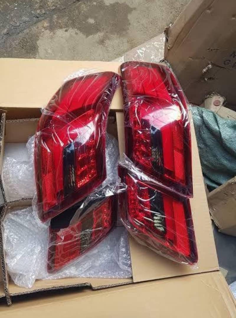 Toyota Camry Back Lights, Red