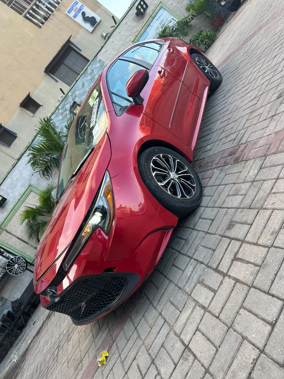 Toyota Corolla LE Red Sedan