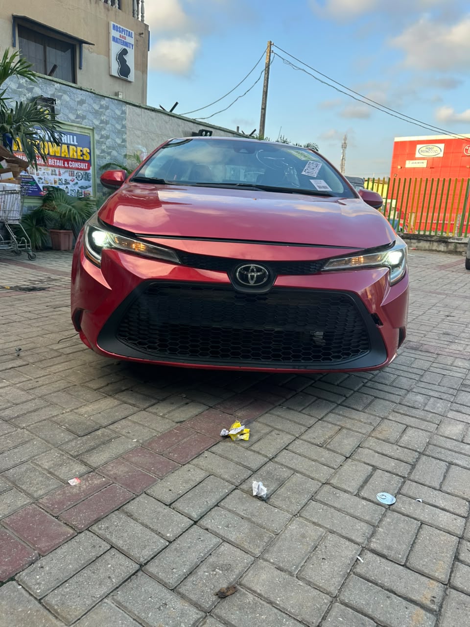 Toyota Corolla LE Red Sedan