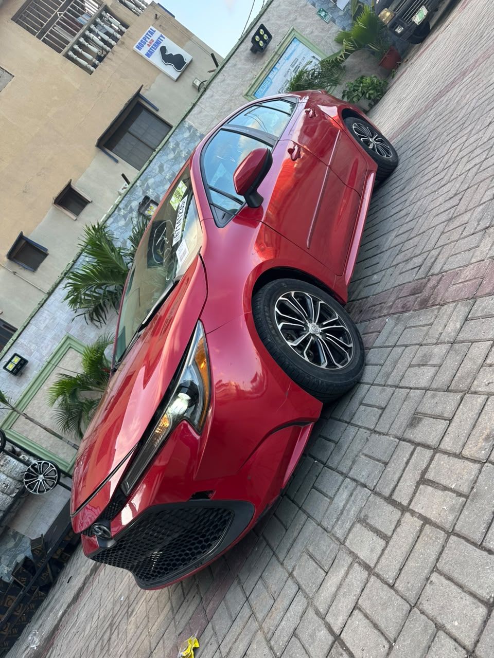 Toyota Corolla LE Red Sedan