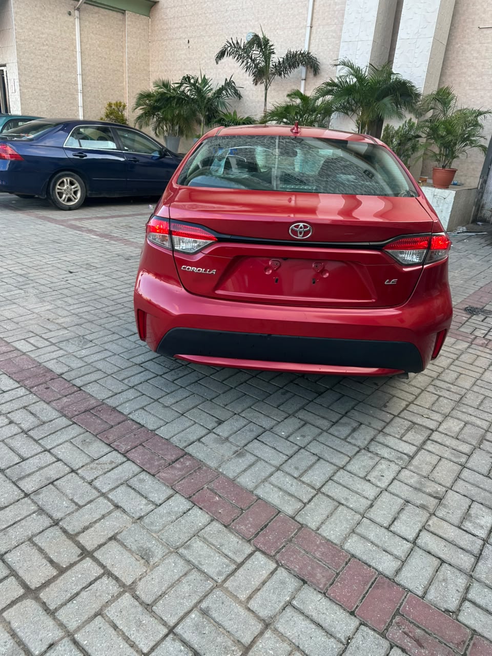 Toyota Corolla LE Red Sedan