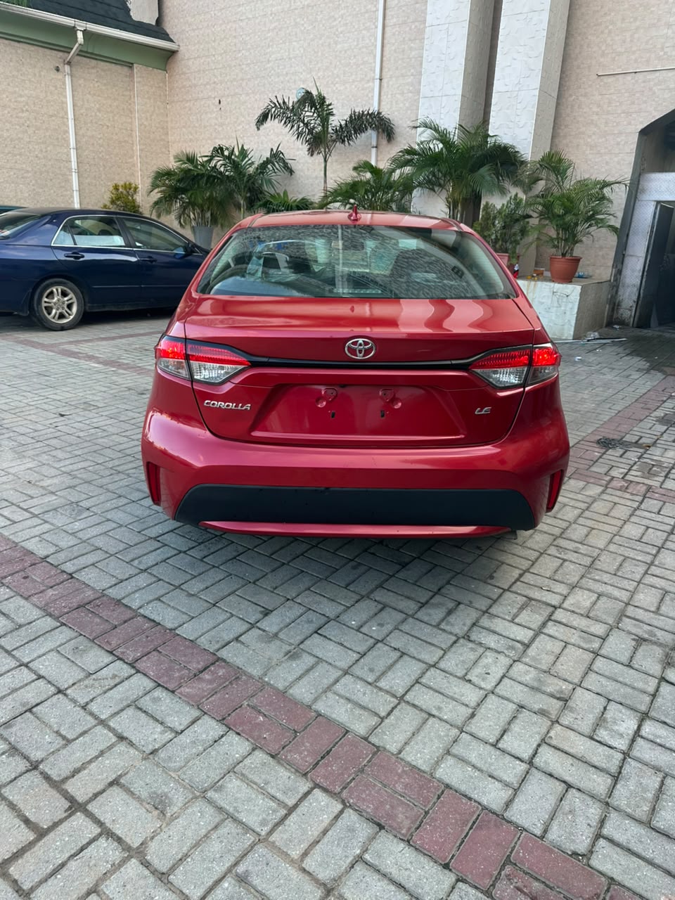 Toyota Corolla LE Red Sedan