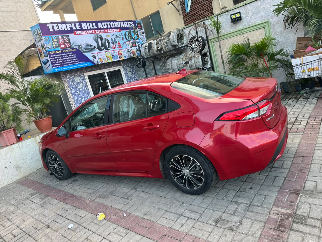 Toyota Corolla LE Red Sedan