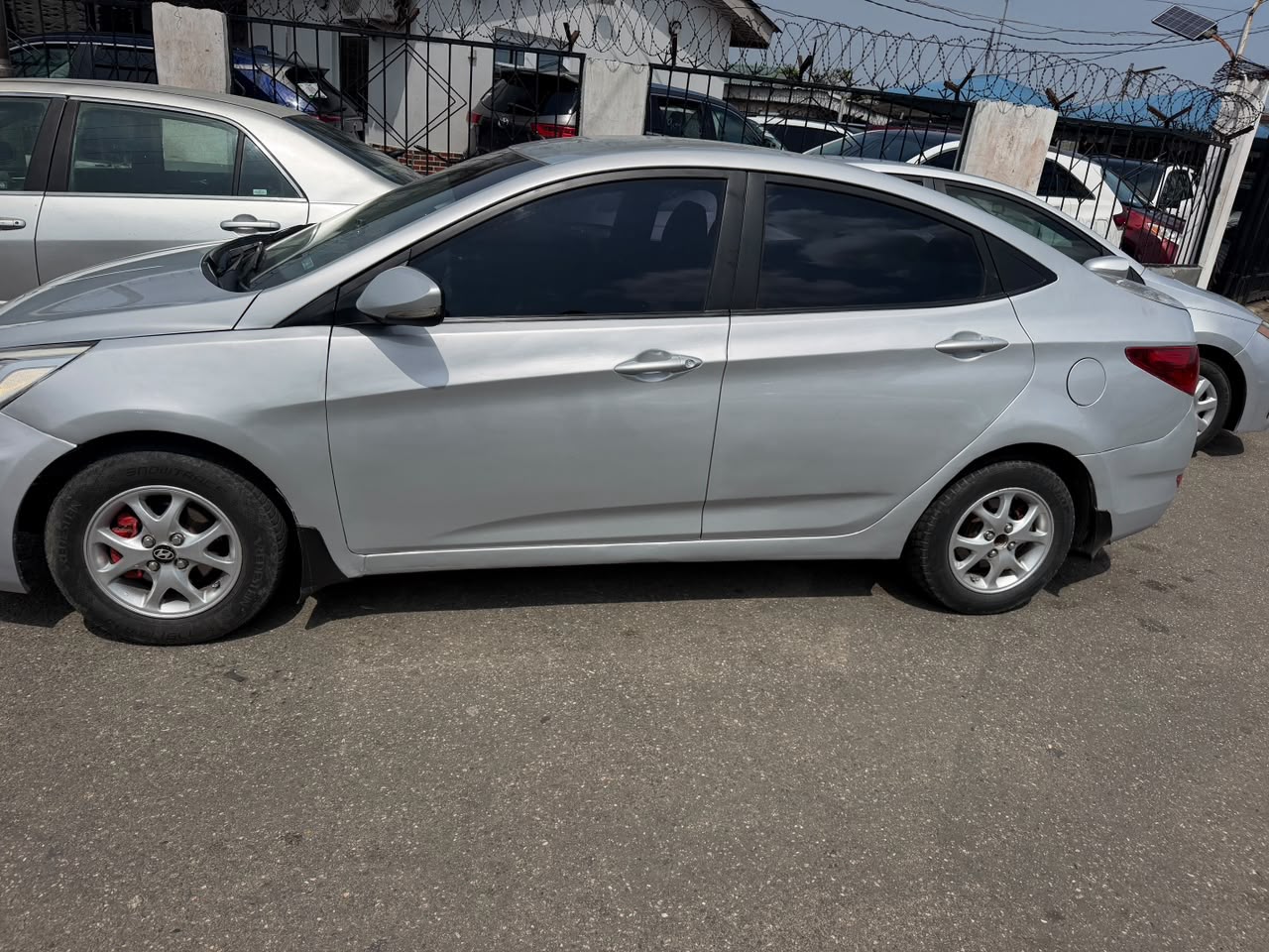 Hyundai Accent Silver Sedan