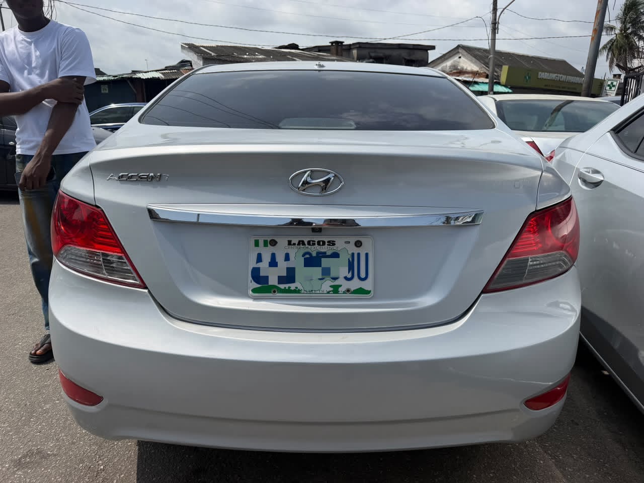 Hyundai Accent Silver Sedan