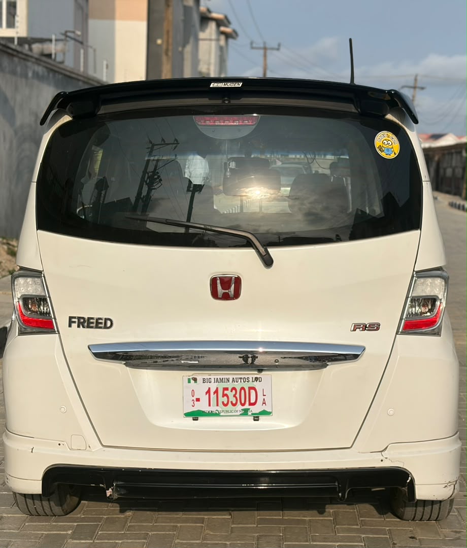 2014 Honda Freed RS White MPV with Sporty Body Kit