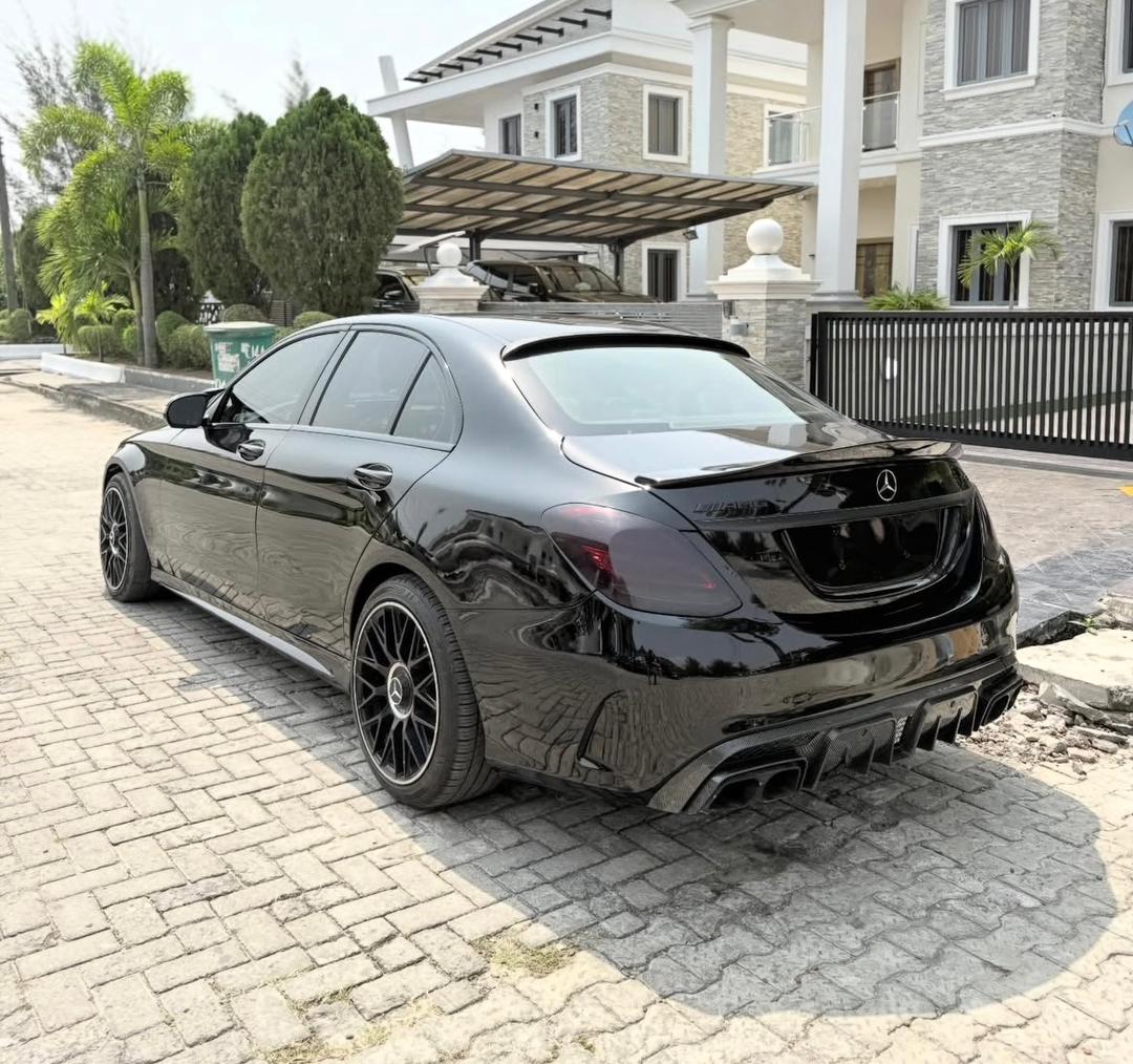 Mercedes-Benz C43 AMG Black Sedan with Sport Exhaust