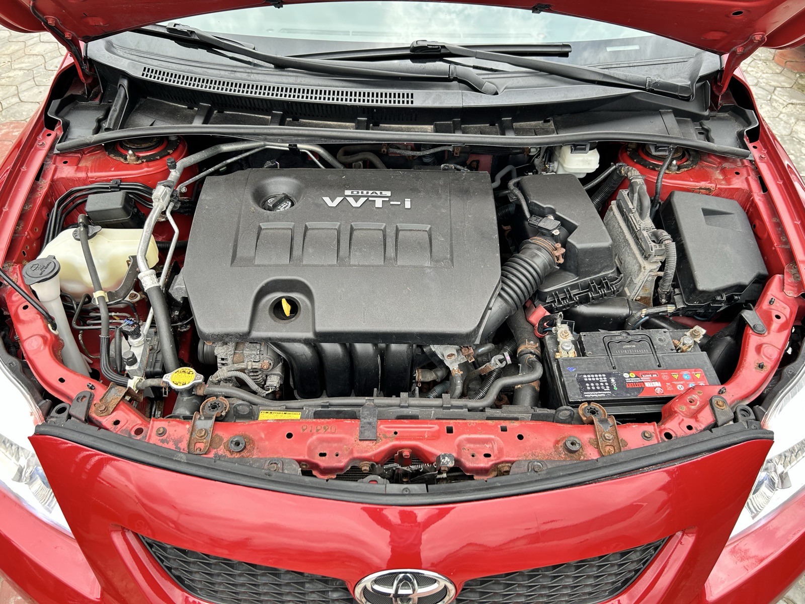2010 Toyota Corolla CE Red Sedan