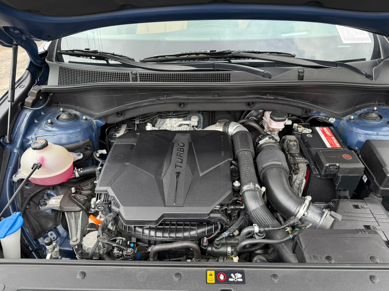 Hyundai Santa Fe 2.5T Hybrid SUV, Blue — photo 8